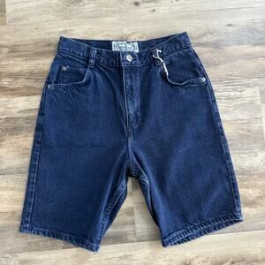 Vintage Bonjour High Rise Jean Shorts Womens 9/10 90s Denim Mom Shorts 9”